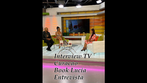 ENTREVISTA TV CURACAO , INTERVIEW TV CURACAO, BOOK LUCIA