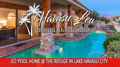 Lake Havasu City Pool Home in The Refuge Golf Course 1882 E Tradition Ln MLS 1022126