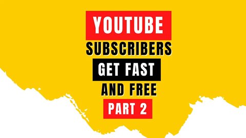 Part 2 - Get Youtube Subscribers FAST (Case Study with PROOF)