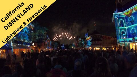 California Disneyland After dark lightshow and fireworks