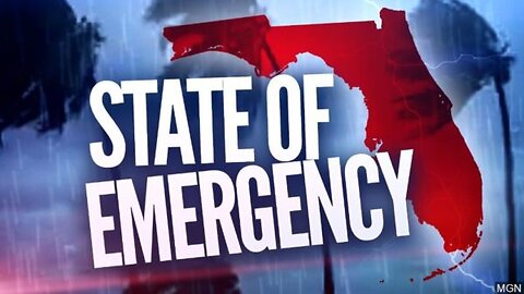 STATE OF EMERGENCY DECLARED IN FLA AS 25 INCHES OF RAIN FLOOD LARGE PARTS OF THE STATE