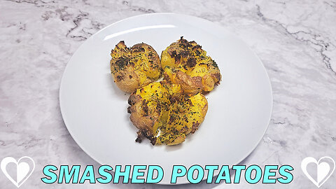 Smashed Potatoes | Simple & Tasty SIDE DISH Recipe TUTORIAL