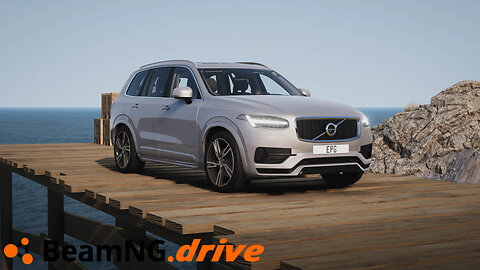 BeamNG.drive | Cruising on small island with Volvo XC90 T8 R-Design