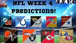 NFL PREDICTIONS - WEEK 4