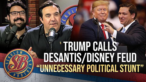 Trump Calls DeSantis/Disney Feud “Unnecessary Political Stunt"