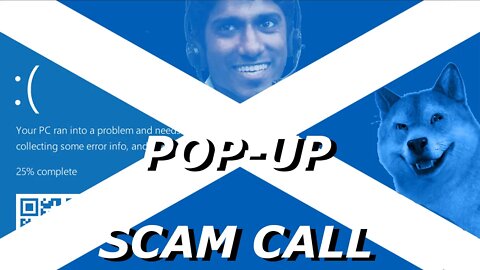 Pop-Up Scammer vs. Fake Scotsman
