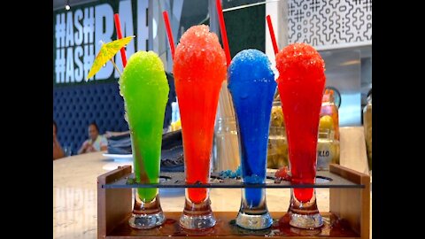 DRINK SNOW! New Spiked Snow Cone Flight soars into Hash Kitchen - ABC15 Digital