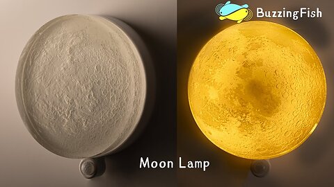 -- Make Night Lamp With 3D Moon Relief and Resin _ Resin Lamp --