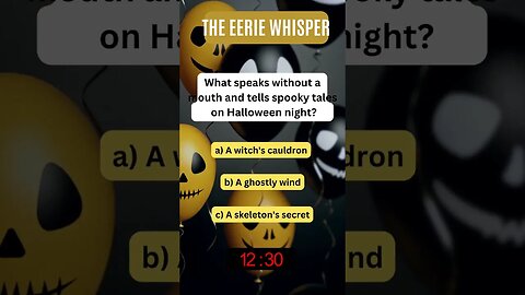 Spooky Halloween Riddle Challenge 🎃 Can You Solve It? The Eerie Whisper #Shorts