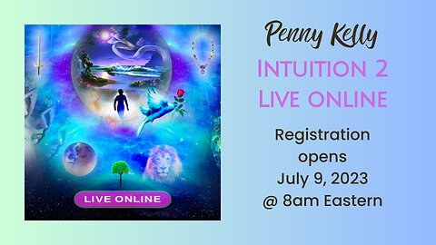 REGISTER NOW! LIVE COURSE | INTUITION 2 | AUG 4-5-6, 2023