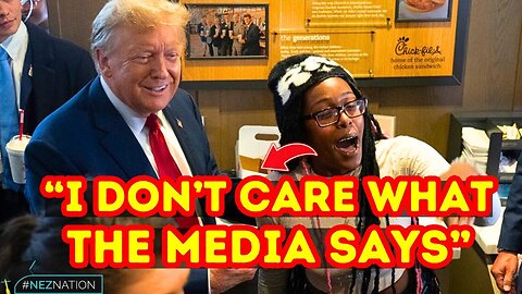 Trump Walks Into Chick-Fil-A. The Media Loses It! Black Staff Says We Love You!