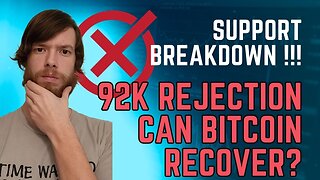 92k Rejection Can Bitcoin recover? E 555 #grt #xrp #algo #ankr #btc #crypto #technicalanalysis