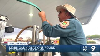 Gas violations put gas pumps out of service in Southern Arizona