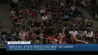 First-ever Oklahoma girls all-state wrestling showcase takes place at Union