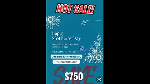 HOT MOTHER’s DAY SALE 💐 Plasma Perfecting