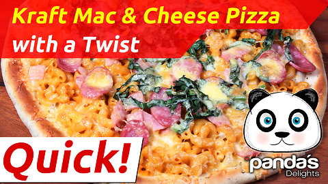 Kraft Deluxe Supreme Mac & Cheese Pizza with a Twist