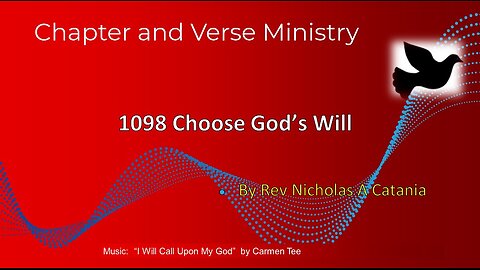 1098 Seek God's Will