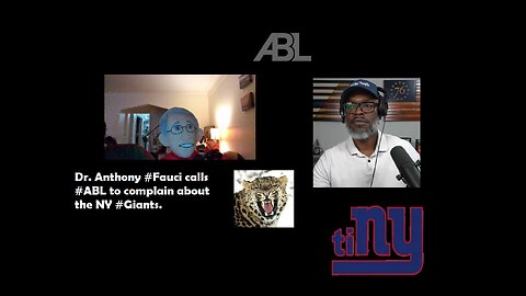 💉Dr. Anthony #Fauci calls #ABL to complain about the NY #Giants.🏈