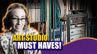 5 Small Art Studio Must Haves!