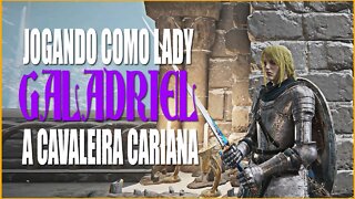 ELDEN RING - Jogando como Galadriel a Cavaleira Cariana | BUILD LEVEL 100