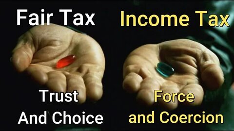 VOTERS - Freedom vs. Coercion. YOUR CHOICE - 💰Tax reform 👎Income Tax 💰Fair Tax
