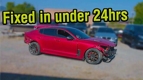 Rebuilding a Kia Stinger GT with @CJMediaOfficial