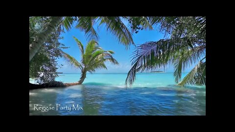 "Ultimate Reggae Party Mix" Super Riddim Hits (Official HD Audio) 1 Hour + 4K Tropical Beach Video