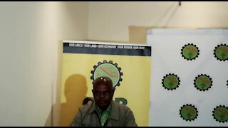 SOUTH AFRICA - Johannesburg - AMCU briefing on strike intention (Video) (FkA)