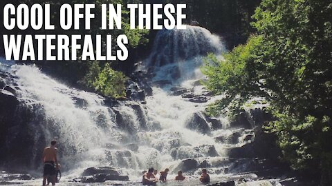 5 Hidden Waterfalls In & Around Quebec Where You Can Actually Go Swimming