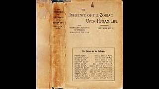 The Influence of the Zodiac (1894) Gemini, Libra, Aquarius