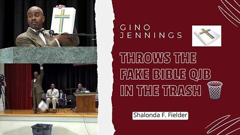 Gino Jennings Throws (The Fake Bible) [QJB] in the Trash