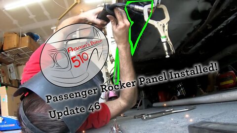 Datsun 510 Passenger's Rocker Panel Installed (Ep# 46)