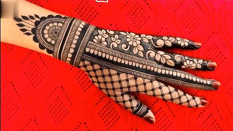 Easy mehndi design | Mehndi for beginners | simple arebic mehndi | Henna mehndi | Mehndi design