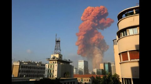 Stunning Video Of Massive Unexplained Explosion in Beirut, Lebanon