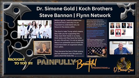 Dr. Simone Gold | Koch Brothers | Steve Bannon | Flynn Network