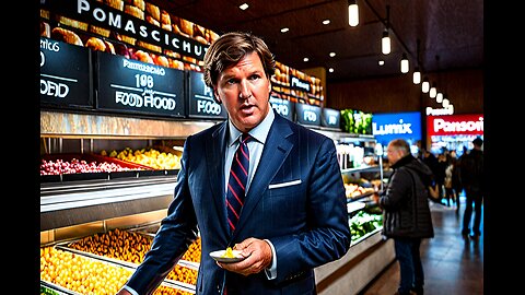 Tucker Carlson Goes Grocery Shopping In Russia