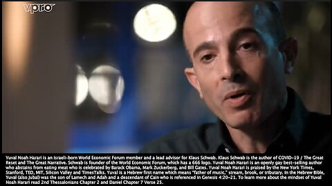 Fake Science | "My Main Problem With the Idea of Freewill And the Self Is That It Makes Us Extremely Incurious About Ourselves." + "Humans Are Hackable Animals." - Yuval Noah Harari (Lead Advisor for Klaus Schwab)