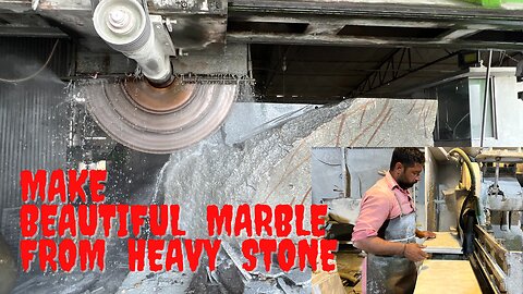 How To Make Beautiful Marble From Heavy Stone - See This