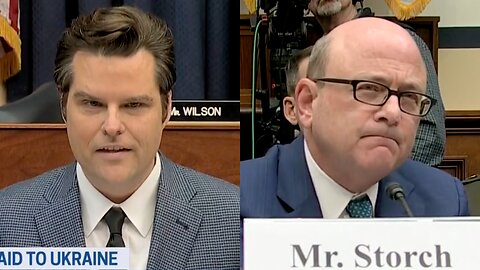 Matt Gaetz GRILLS Defense Inspector General on Ukraine Aid!