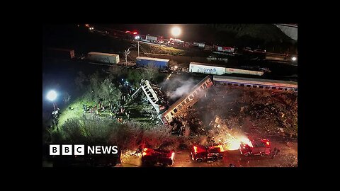 Dozens dead after trains collide in northern Greece – BBC News