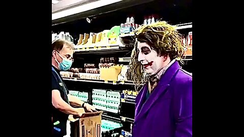 Cosplay as the Joker