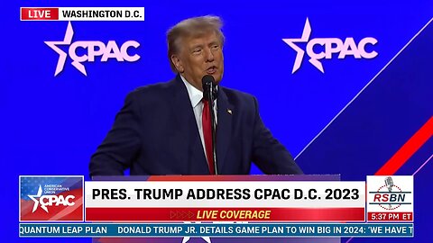 LIVE: Donald Trump delivering Keynote speech at CPAC 2023 …