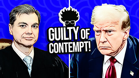 CORRUPT NY Judge Merchan Finds Trump GUILTY of CONTEMPT! Threatens INCARCERATION! Viva Frei Vlawg