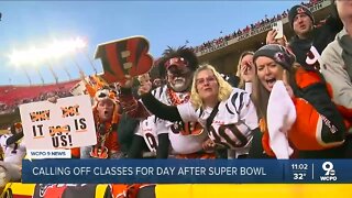 Cincinnati schools announce no class Super Bowl Monday