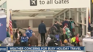 Holiday travel rush begins