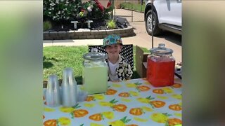 Six-year-old boy's lemonade stand rakes in thousands of dollars in donations for local animal shelter