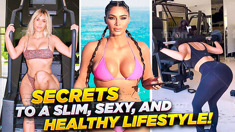 🥰 Kim Kardashian's Secret to a Slim SEXY & Healthy Lifestyle #kimkardashian #sexy #slim #weightloss