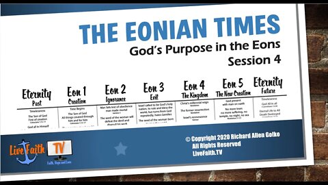 The Eonian Times -- Session 4: God's Purpose in the Eons