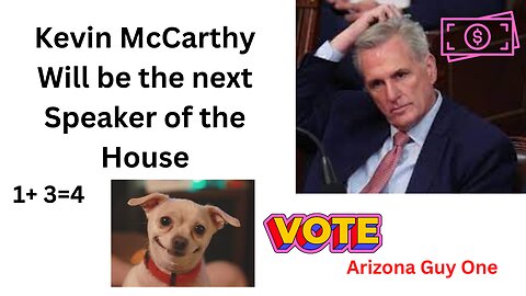 Kevin McCarthy will be our Next Speaker of the House