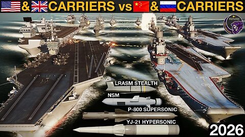2026 US & UK Carrier Groups vs 2026 Chinese & Russian Carrier Groups (Naval Battle 113) | DCS